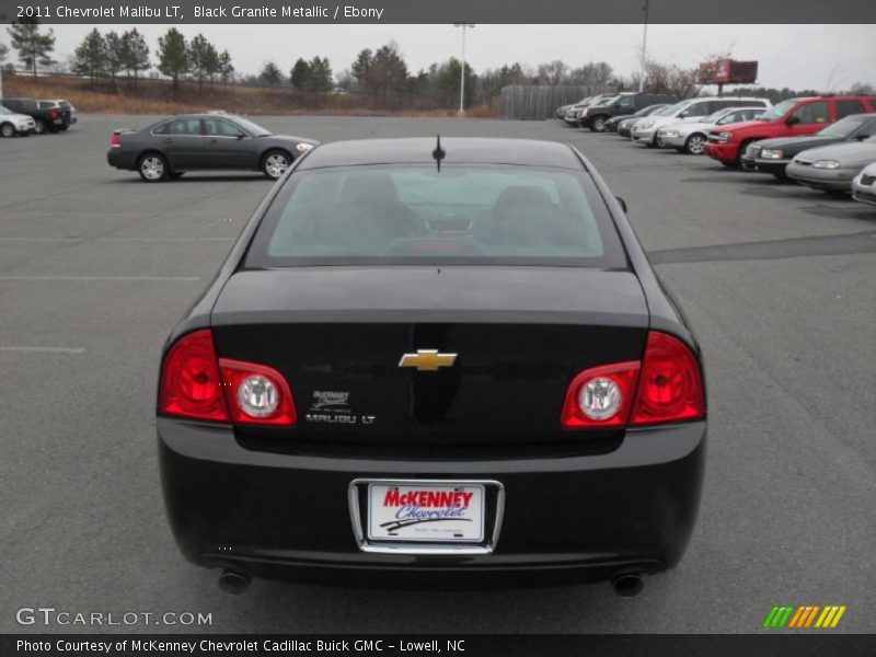 Black Granite Metallic / Ebony 2011 Chevrolet Malibu LT