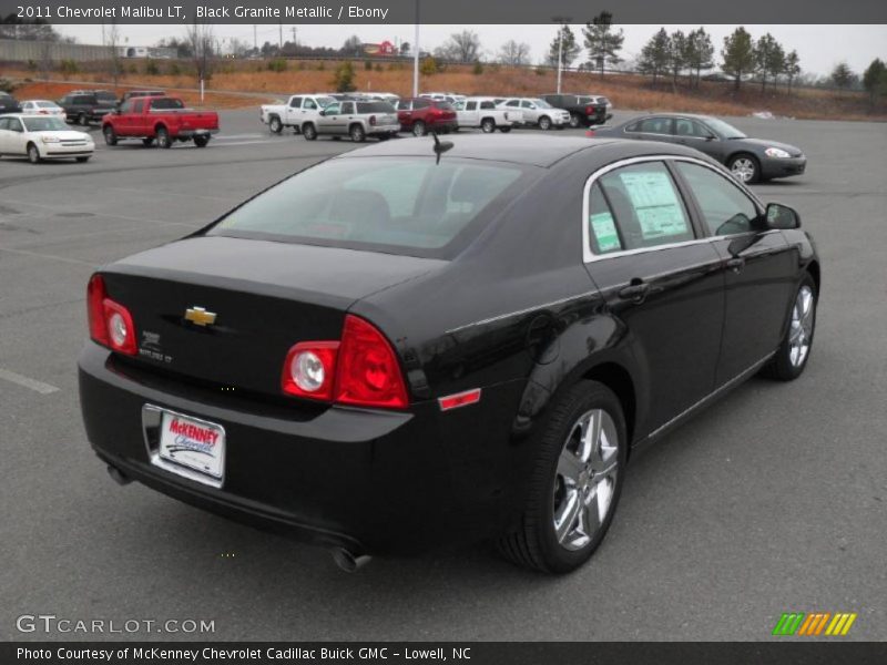 Black Granite Metallic / Ebony 2011 Chevrolet Malibu LT