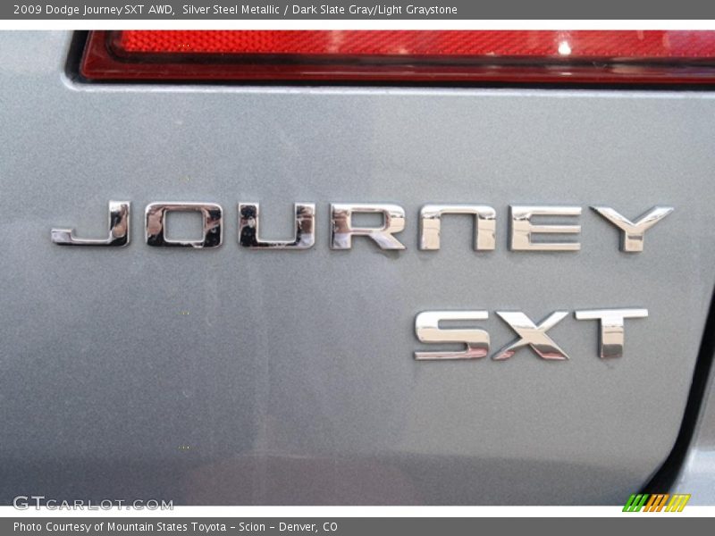 Silver Steel Metallic / Dark Slate Gray/Light Graystone 2009 Dodge Journey SXT AWD