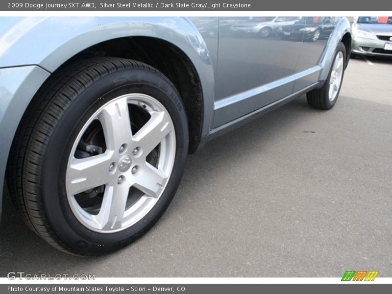 Silver Steel Metallic / Dark Slate Gray/Light Graystone 2009 Dodge Journey SXT AWD