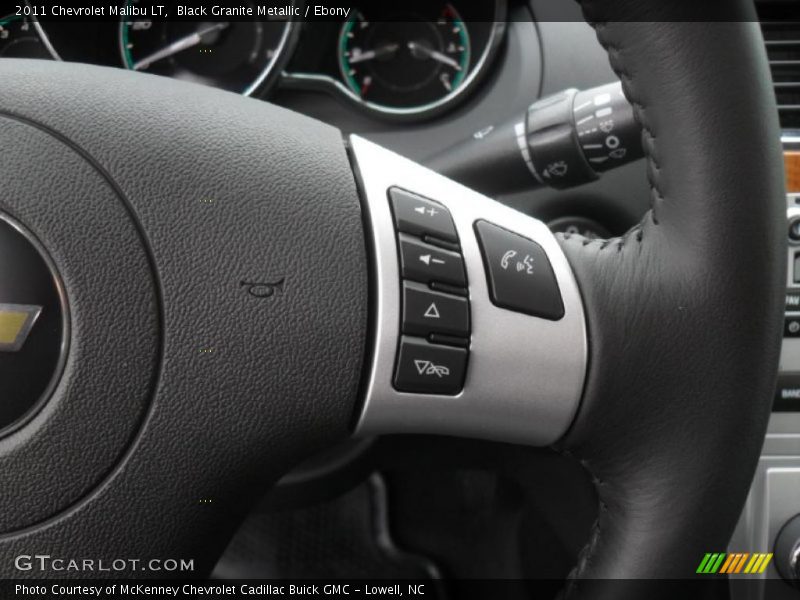 Black Granite Metallic / Ebony 2011 Chevrolet Malibu LT
