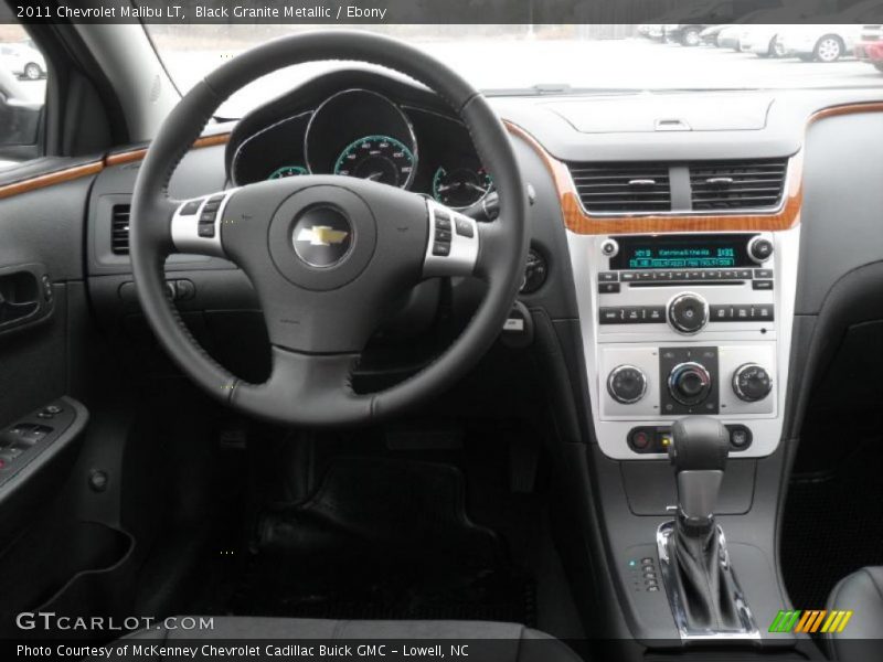 Black Granite Metallic / Ebony 2011 Chevrolet Malibu LT