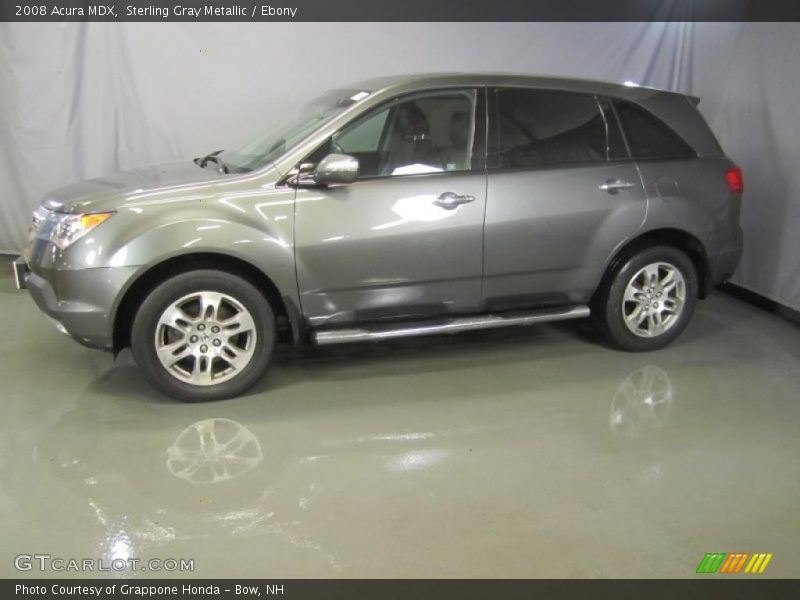 Sterling Gray Metallic / Ebony 2008 Acura MDX