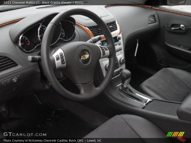 Ebony Interior - 2011 Malibu LT 
