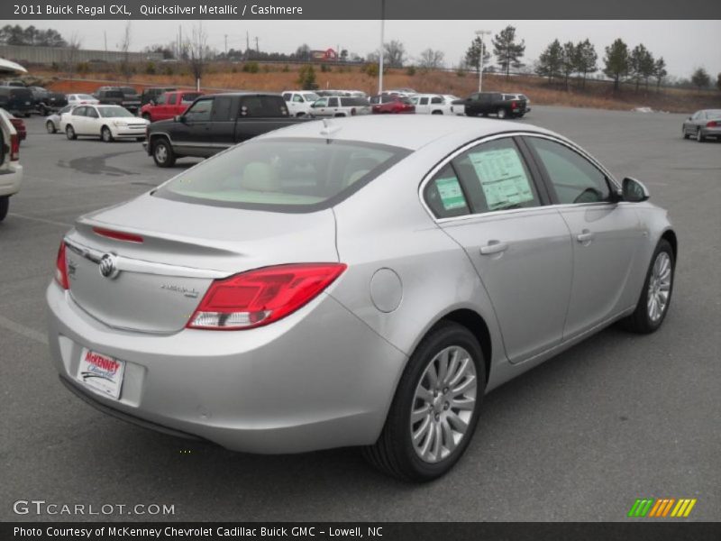 Quicksilver Metallic / Cashmere 2011 Buick Regal CXL