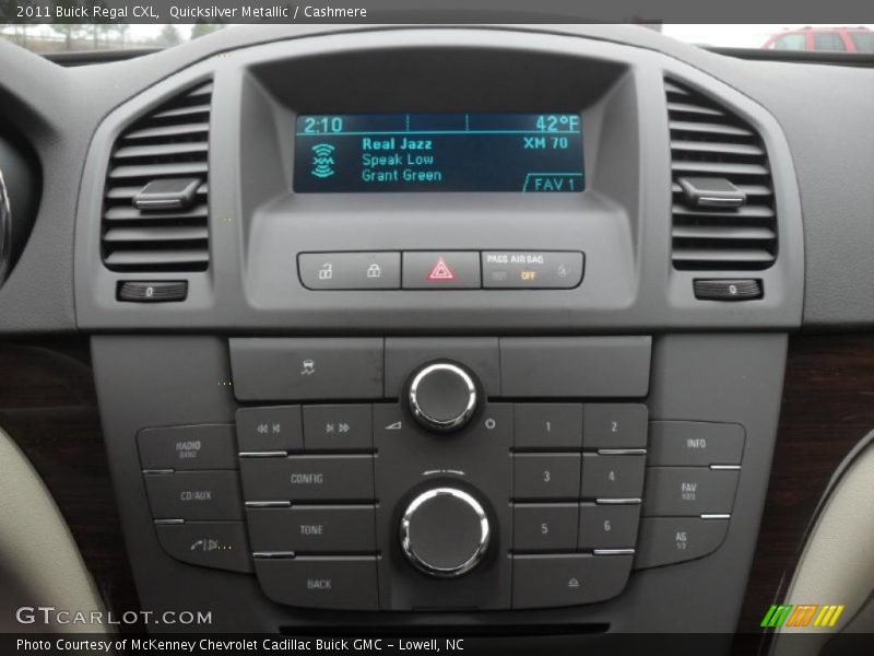 Controls of 2011 Regal CXL