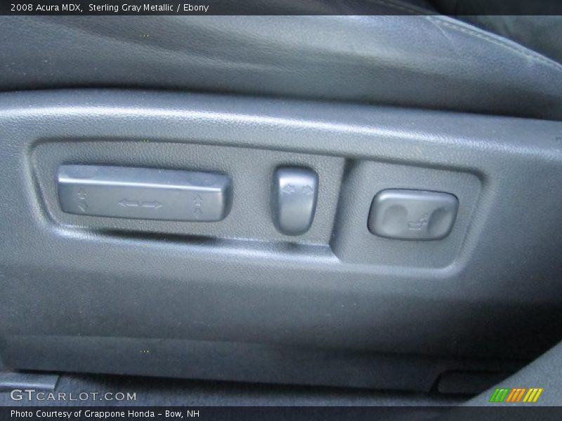 Sterling Gray Metallic / Ebony 2008 Acura MDX