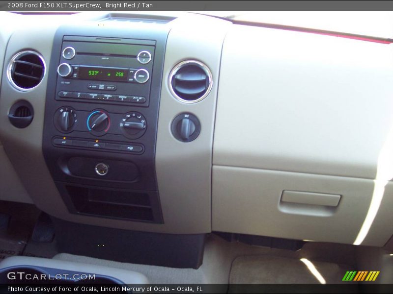 Bright Red / Tan 2008 Ford F150 XLT SuperCrew