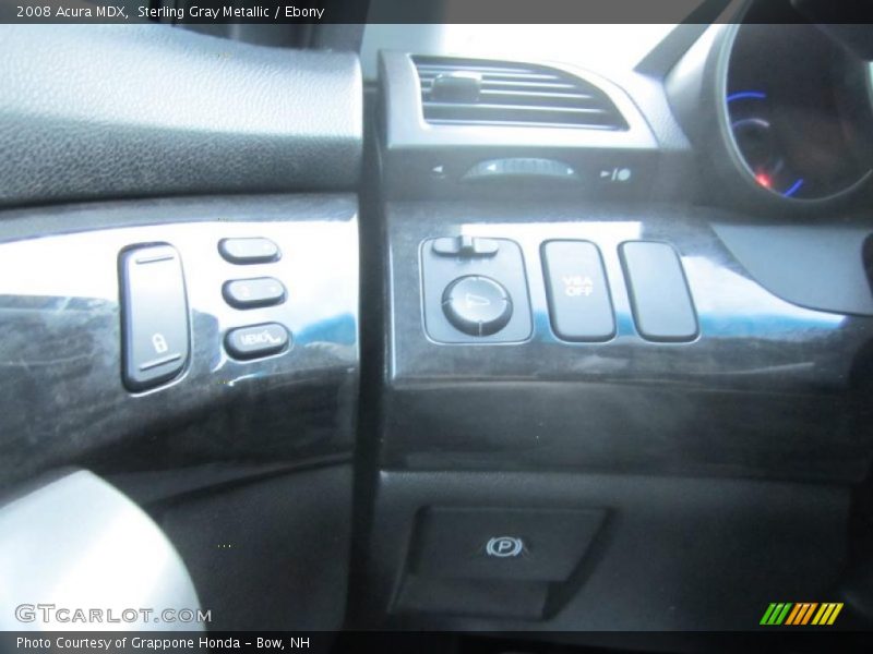 Sterling Gray Metallic / Ebony 2008 Acura MDX