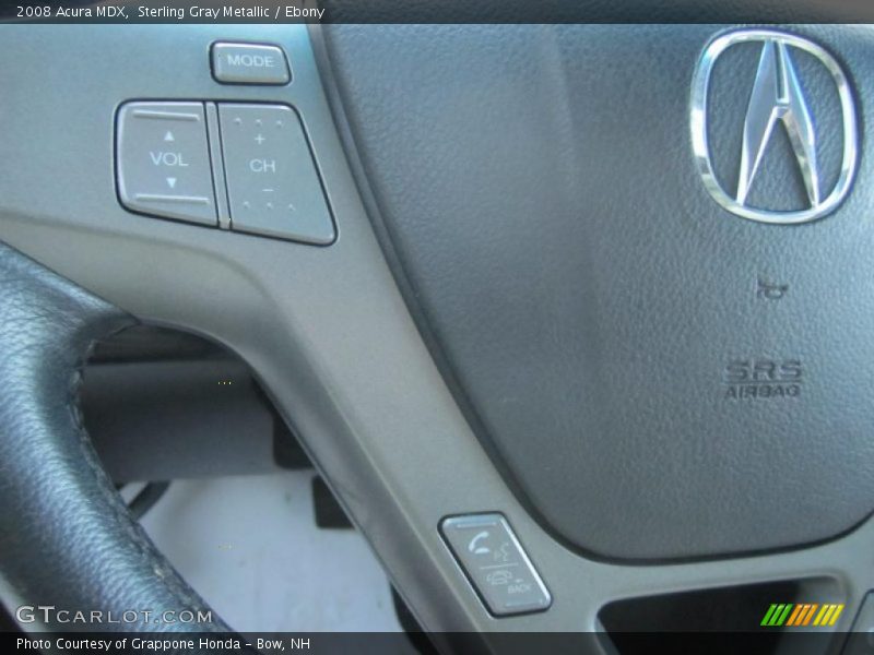 Sterling Gray Metallic / Ebony 2008 Acura MDX