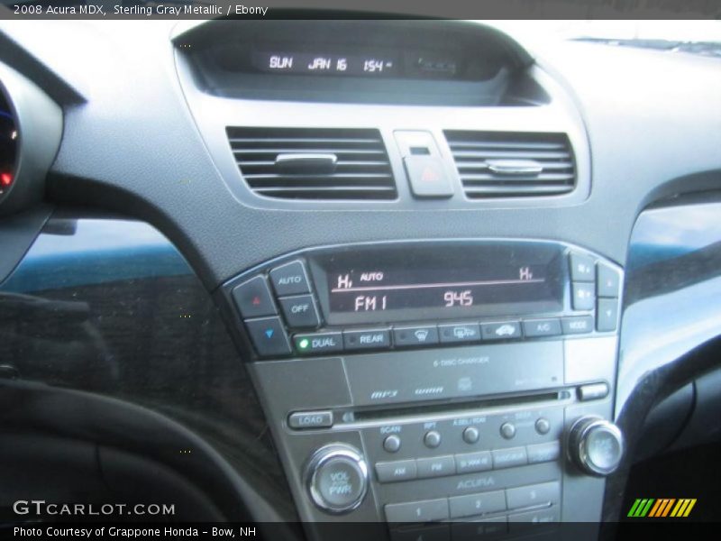 Sterling Gray Metallic / Ebony 2008 Acura MDX