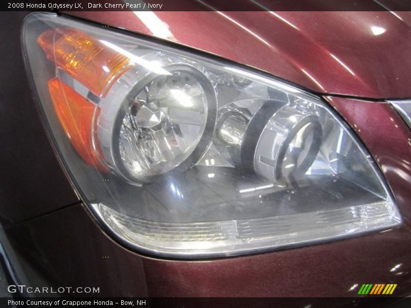 Dark Cherry Pearl / Ivory 2008 Honda Odyssey LX