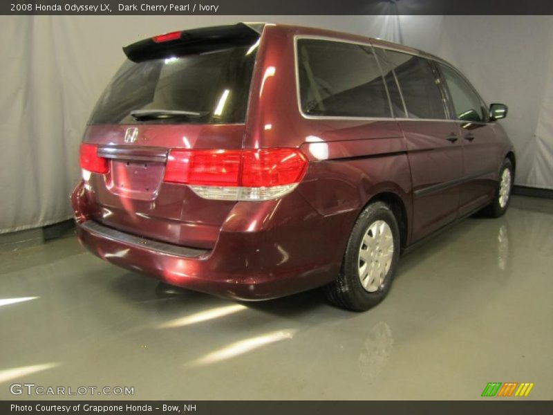 Dark Cherry Pearl / Ivory 2008 Honda Odyssey LX