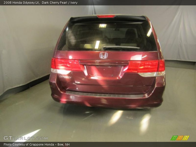 Dark Cherry Pearl / Ivory 2008 Honda Odyssey LX