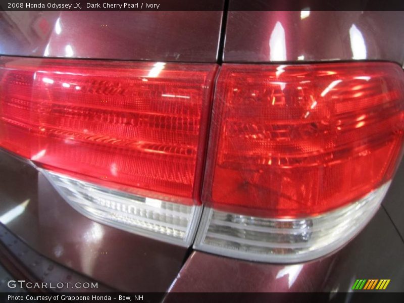 Dark Cherry Pearl / Ivory 2008 Honda Odyssey LX