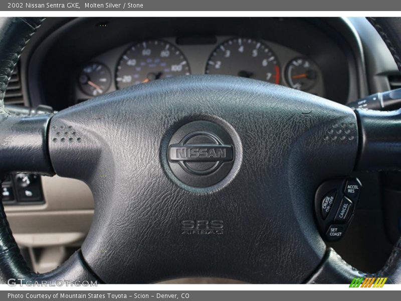 Molten Silver / Stone 2002 Nissan Sentra GXE