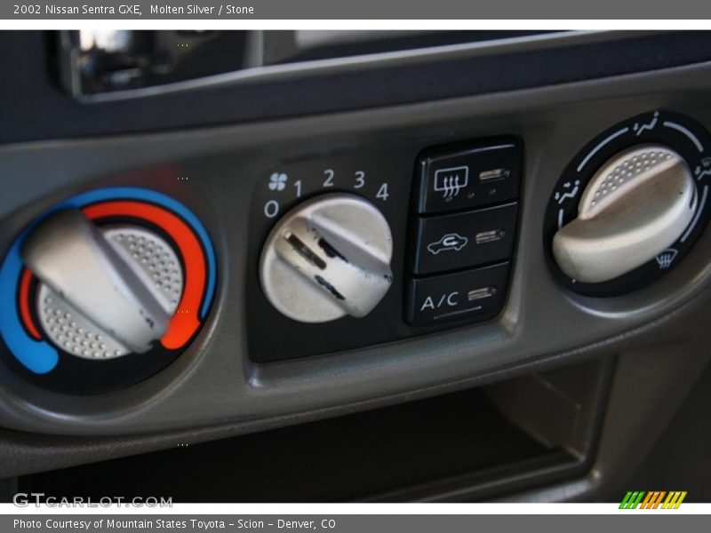 Molten Silver / Stone 2002 Nissan Sentra GXE