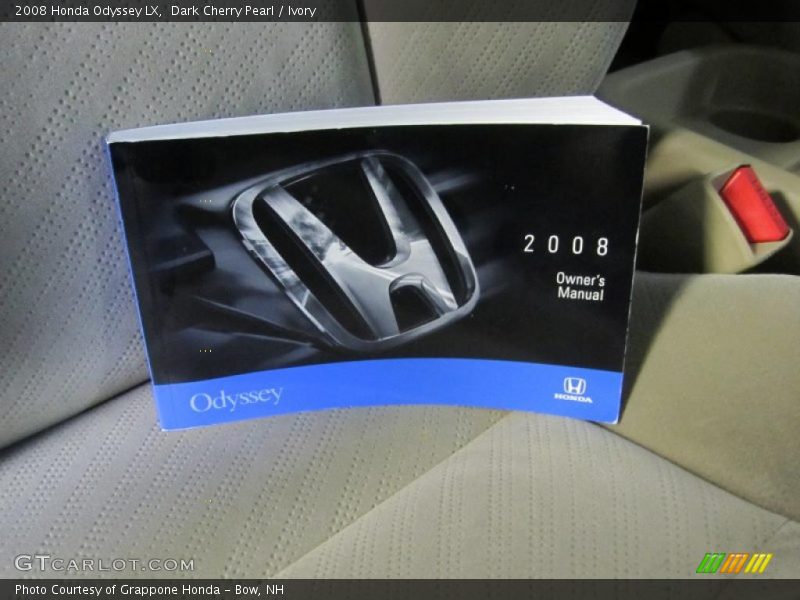 Dark Cherry Pearl / Ivory 2008 Honda Odyssey LX