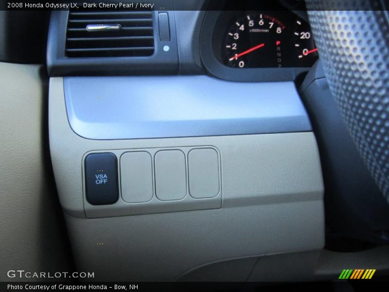 Dark Cherry Pearl / Ivory 2008 Honda Odyssey LX