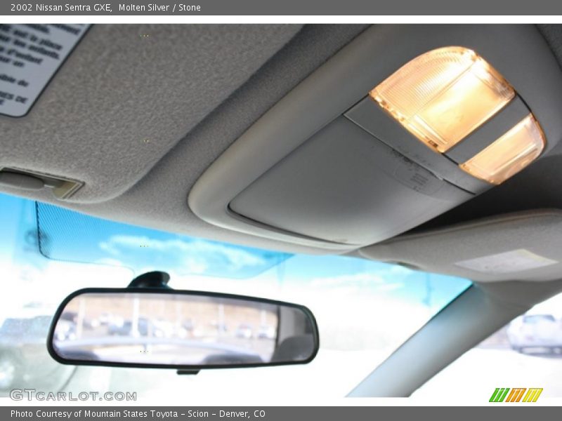 Molten Silver / Stone 2002 Nissan Sentra GXE