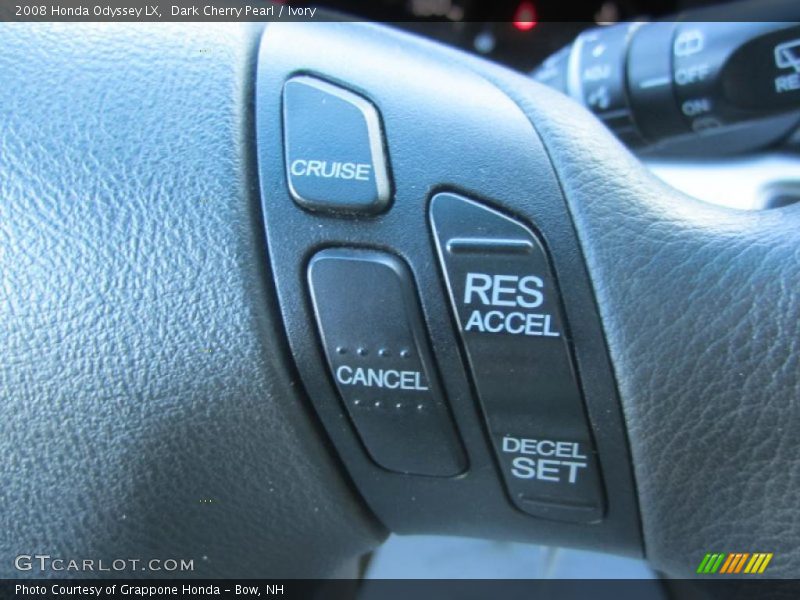 Dark Cherry Pearl / Ivory 2008 Honda Odyssey LX