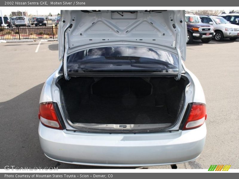 Molten Silver / Stone 2002 Nissan Sentra GXE
