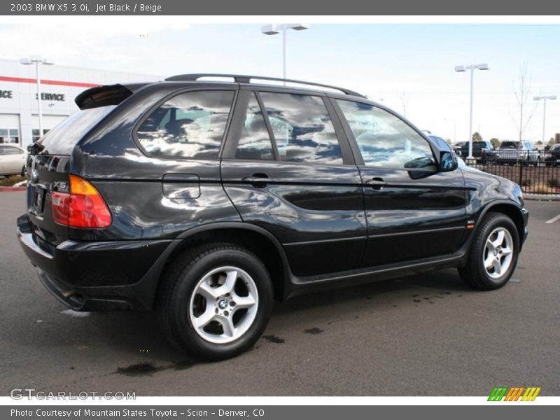 Jet Black / Beige 2003 BMW X5 3.0i