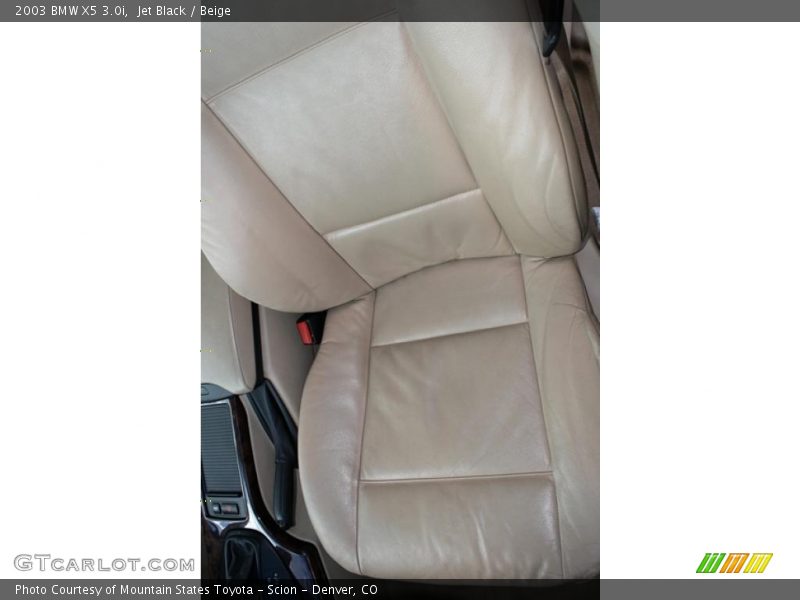 Jet Black / Beige 2003 BMW X5 3.0i