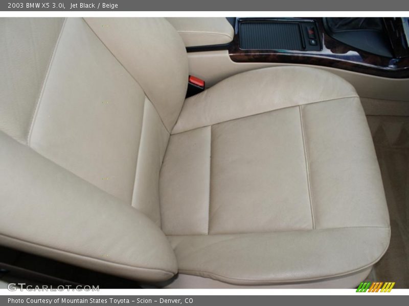 Jet Black / Beige 2003 BMW X5 3.0i