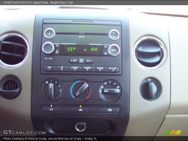 Bright Red / Tan 2008 Ford F150 XLT SuperCrew