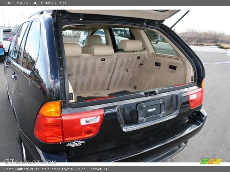 Jet Black / Beige 2003 BMW X5 3.0i