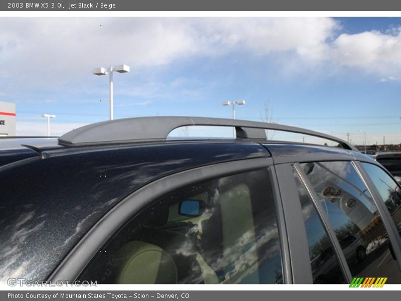Jet Black / Beige 2003 BMW X5 3.0i