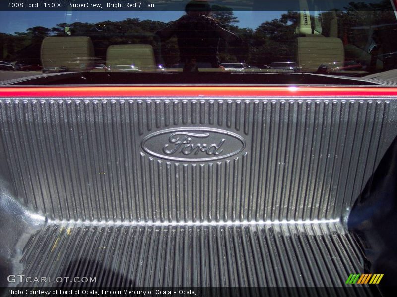 Bright Red / Tan 2008 Ford F150 XLT SuperCrew