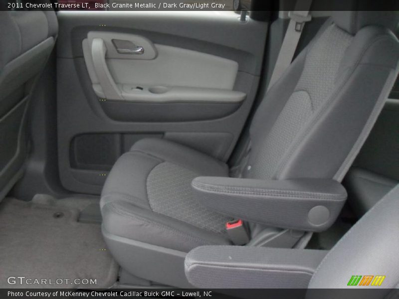 Black Granite Metallic / Dark Gray/Light Gray 2011 Chevrolet Traverse LT