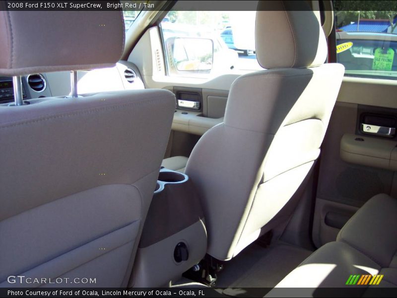 Bright Red / Tan 2008 Ford F150 XLT SuperCrew