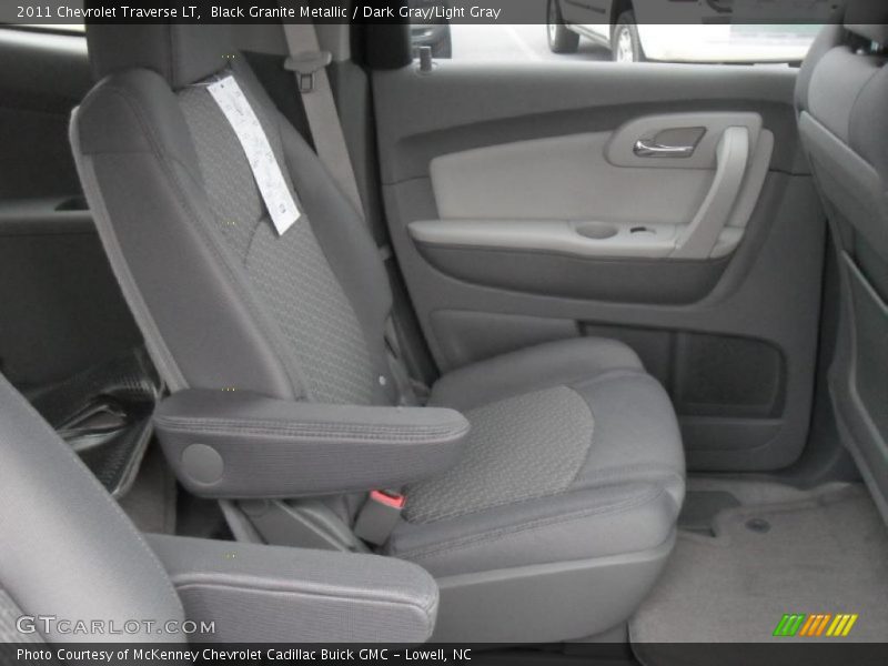 Black Granite Metallic / Dark Gray/Light Gray 2011 Chevrolet Traverse LT