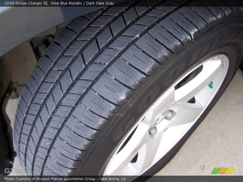 Steel Blue Metallic / Dark Slate Gray 2008 Dodge Charger SE