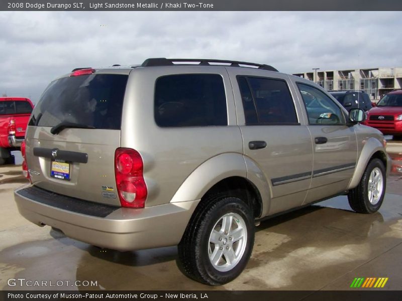 Light Sandstone Metallic / Khaki Two-Tone 2008 Dodge Durango SLT