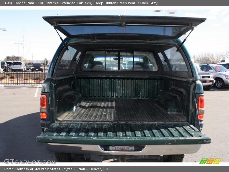 Deep Hunter Green Pearl / Dark Gray 1998 Dodge Ram 2500 Laramie Extended Cab 4x4