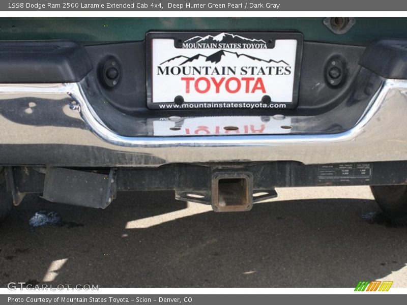 Deep Hunter Green Pearl / Dark Gray 1998 Dodge Ram 2500 Laramie Extended Cab 4x4