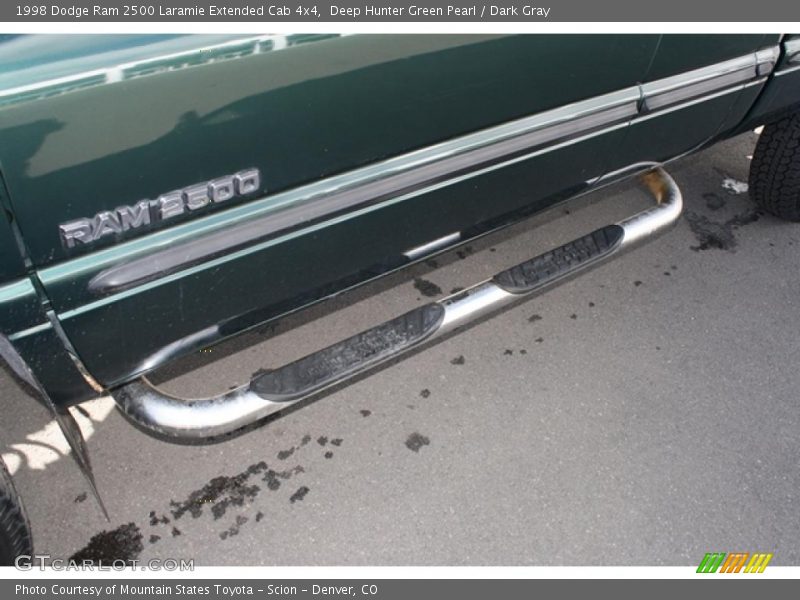 Deep Hunter Green Pearl / Dark Gray 1998 Dodge Ram 2500 Laramie Extended Cab 4x4