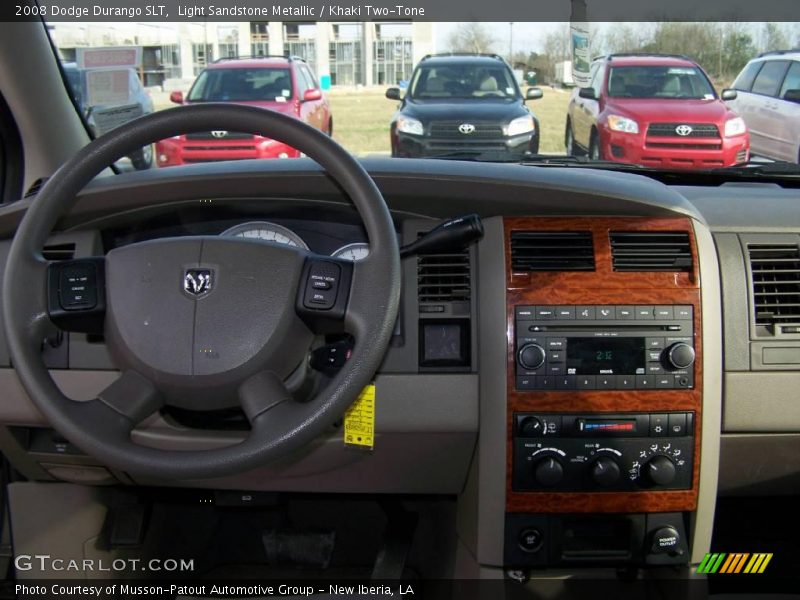 Light Sandstone Metallic / Khaki Two-Tone 2008 Dodge Durango SLT