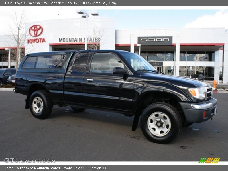 Black Metallic / Gray 1999 Toyota Tacoma SR5 Extended Cab 4x4