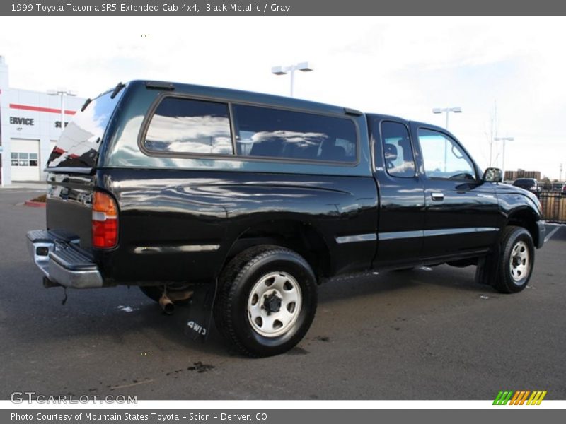 Black Metallic / Gray 1999 Toyota Tacoma SR5 Extended Cab 4x4