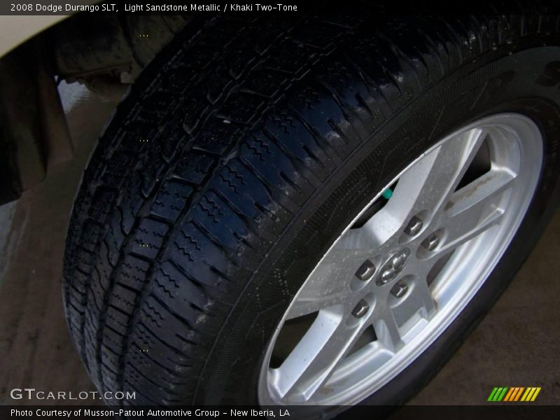 Light Sandstone Metallic / Khaki Two-Tone 2008 Dodge Durango SLT