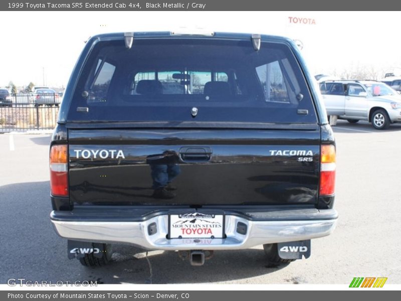 Black Metallic / Gray 1999 Toyota Tacoma SR5 Extended Cab 4x4