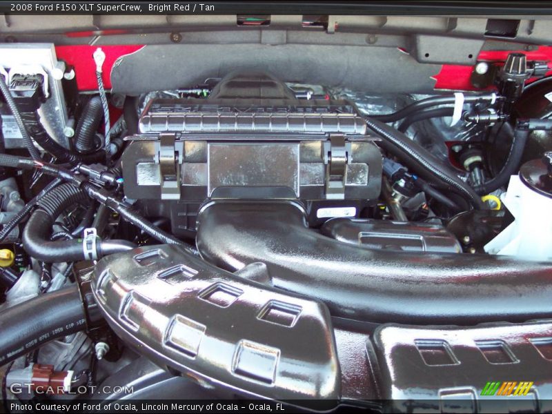 Bright Red / Tan 2008 Ford F150 XLT SuperCrew