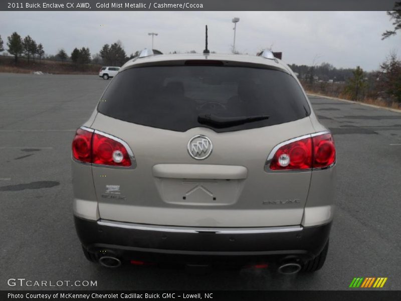Gold Mist Metallic / Cashmere/Cocoa 2011 Buick Enclave CX AWD