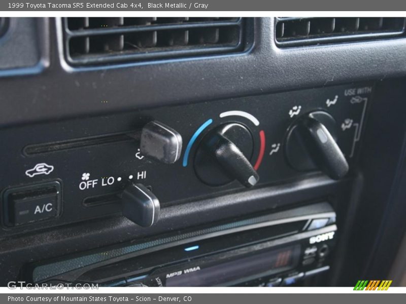 Black Metallic / Gray 1999 Toyota Tacoma SR5 Extended Cab 4x4