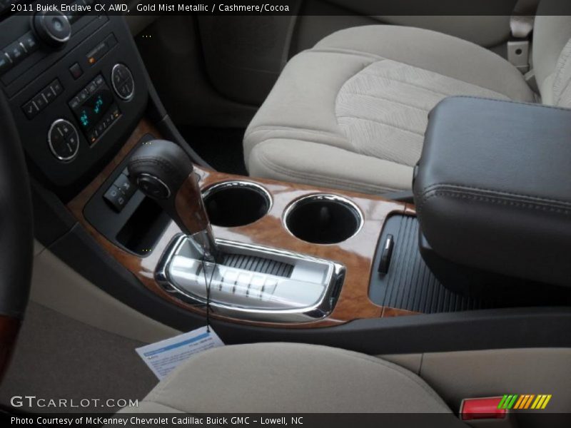 Gold Mist Metallic / Cashmere/Cocoa 2011 Buick Enclave CX AWD